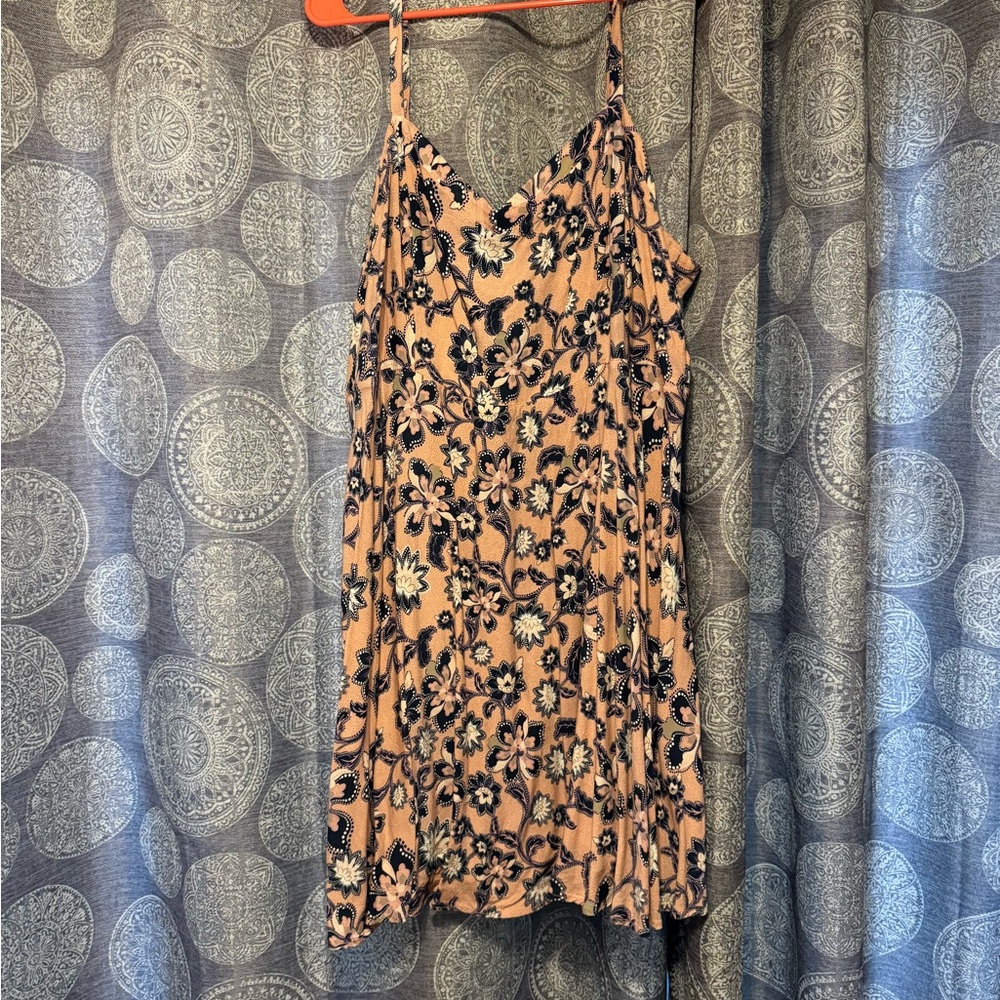 Floral Spaghetti Strap Dress
